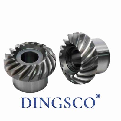 تروس حلزونية دقيقة مسننة بالطحن ببرج الطاقة مع دقة ISO 4-6 وملف تعريف أسنان Gleason