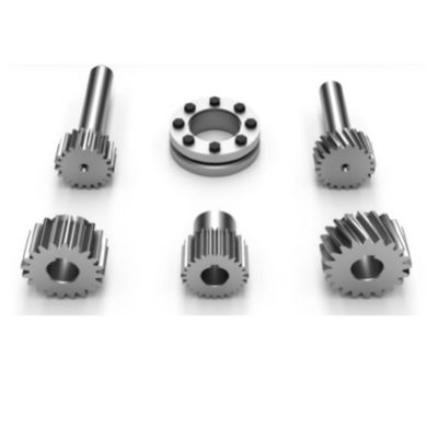 أداة CNC آلة التروس الفولاذ المقاوم للصدأ الدقة العجلة الأسطوانية التروس سبلين